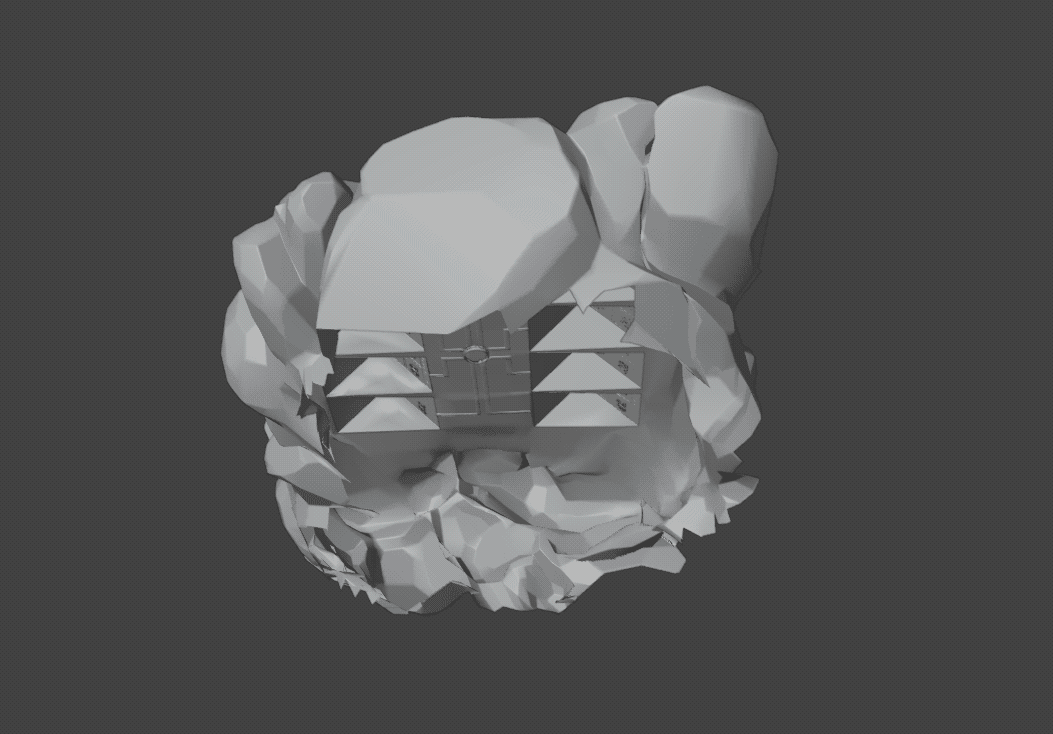 Asteroid bottom view